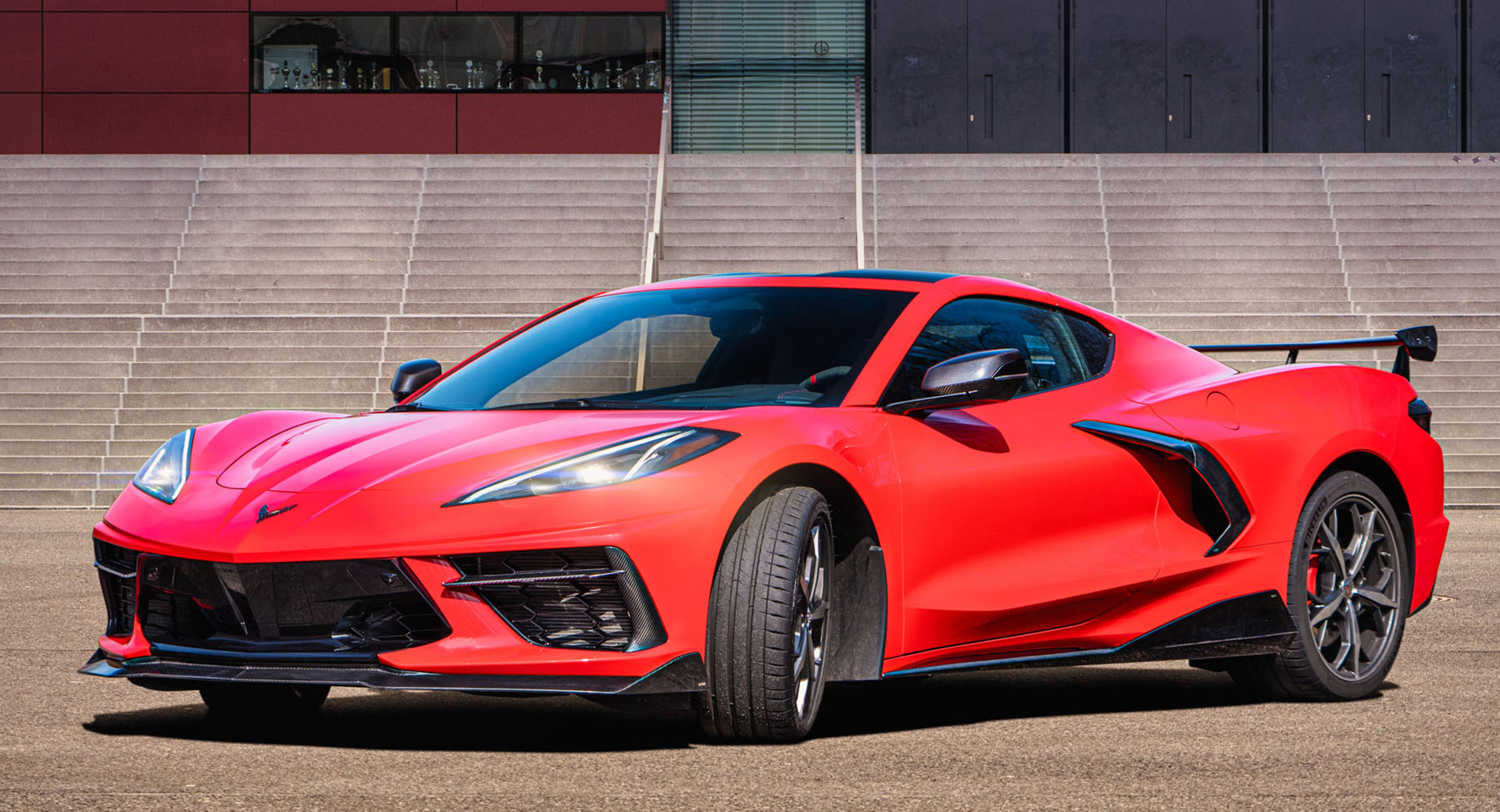 German Tuner Gives The C8 Corvette Aero Parts And A New Exhaust Carscoops.