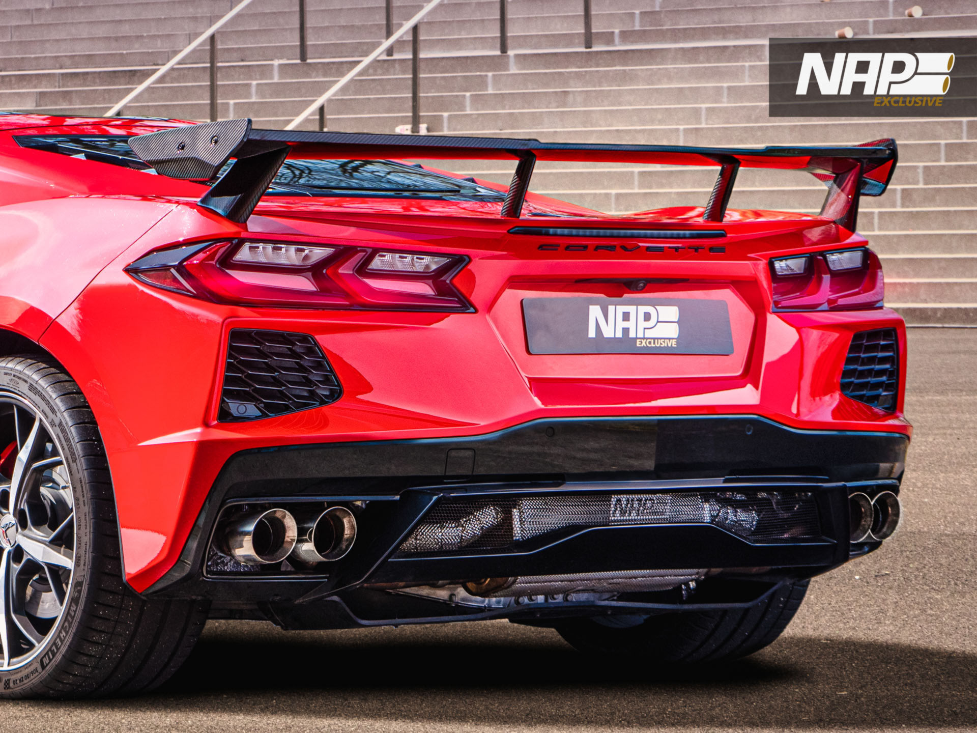German Tuner Gives The C8 Corvette Aero Parts And A New Exhaust