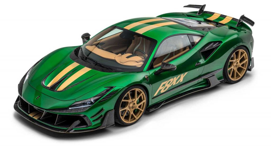  Mansory’s F8XX Is A Green, Mean Ferrari F8 Tributo With 880 HP