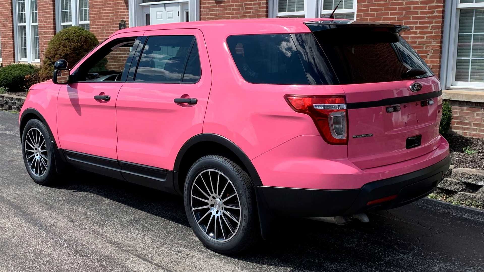 For Around 20000 This Hot Pink Ford Explorer Interceptor Wants To