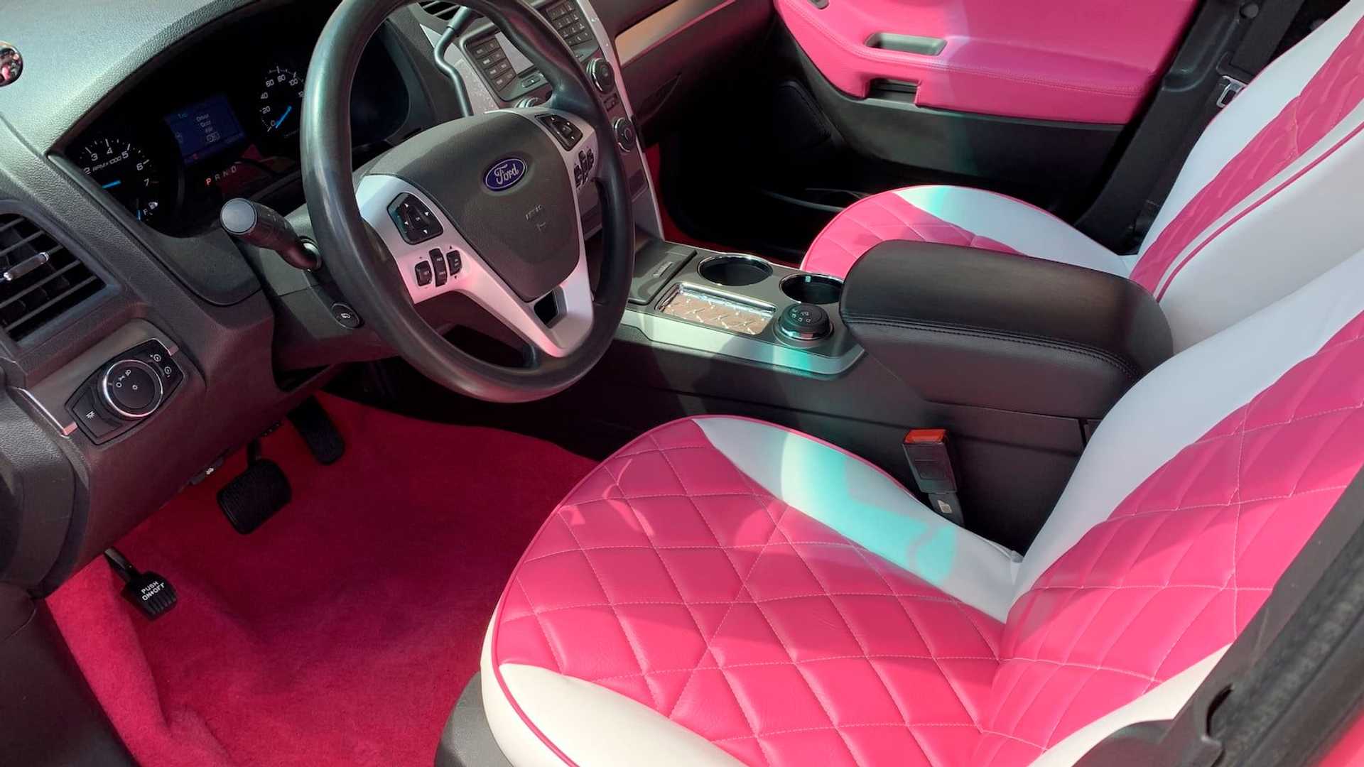 For Around $20,000, This Hot Pink Ford Explorer Interceptor Wants To Protect And Serve You