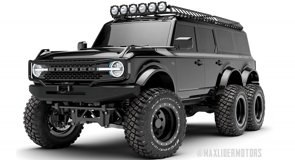  Of Course The New Ford Bronco Is Getting A Six-Wheeled Conversion