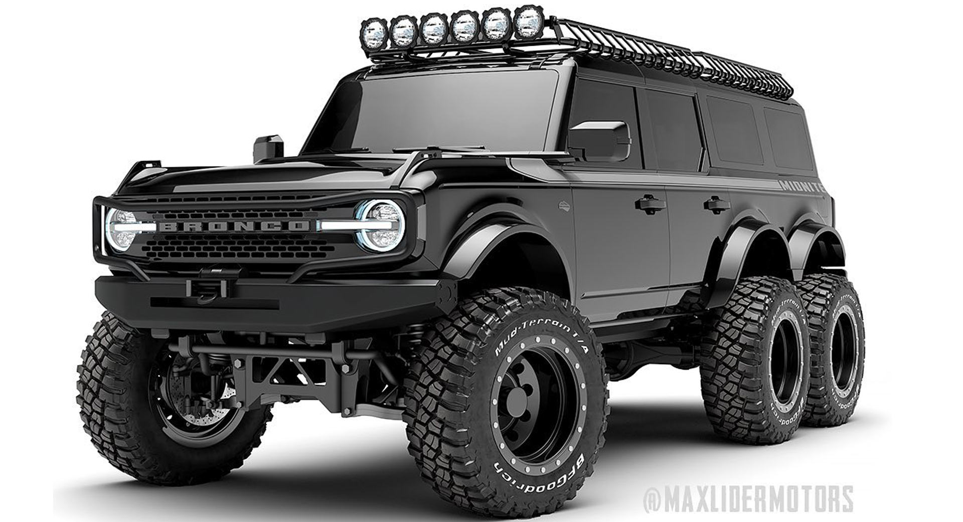 Of Course The New Ford Bronco Is Getting A Six-Wheeled Conversion