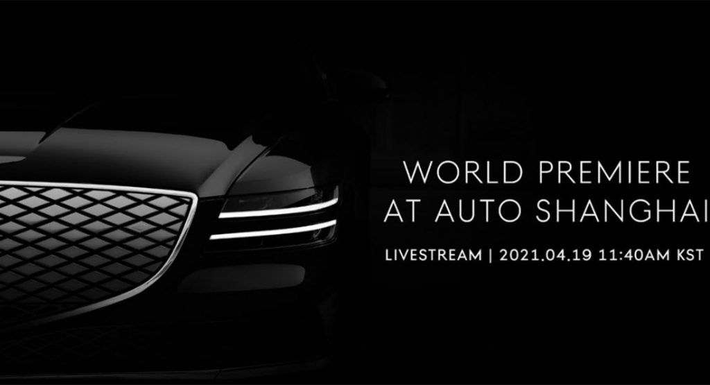 Genesis Teases Electric eG80 Sedan Ahead Of Shanghai Auto Show Reveal