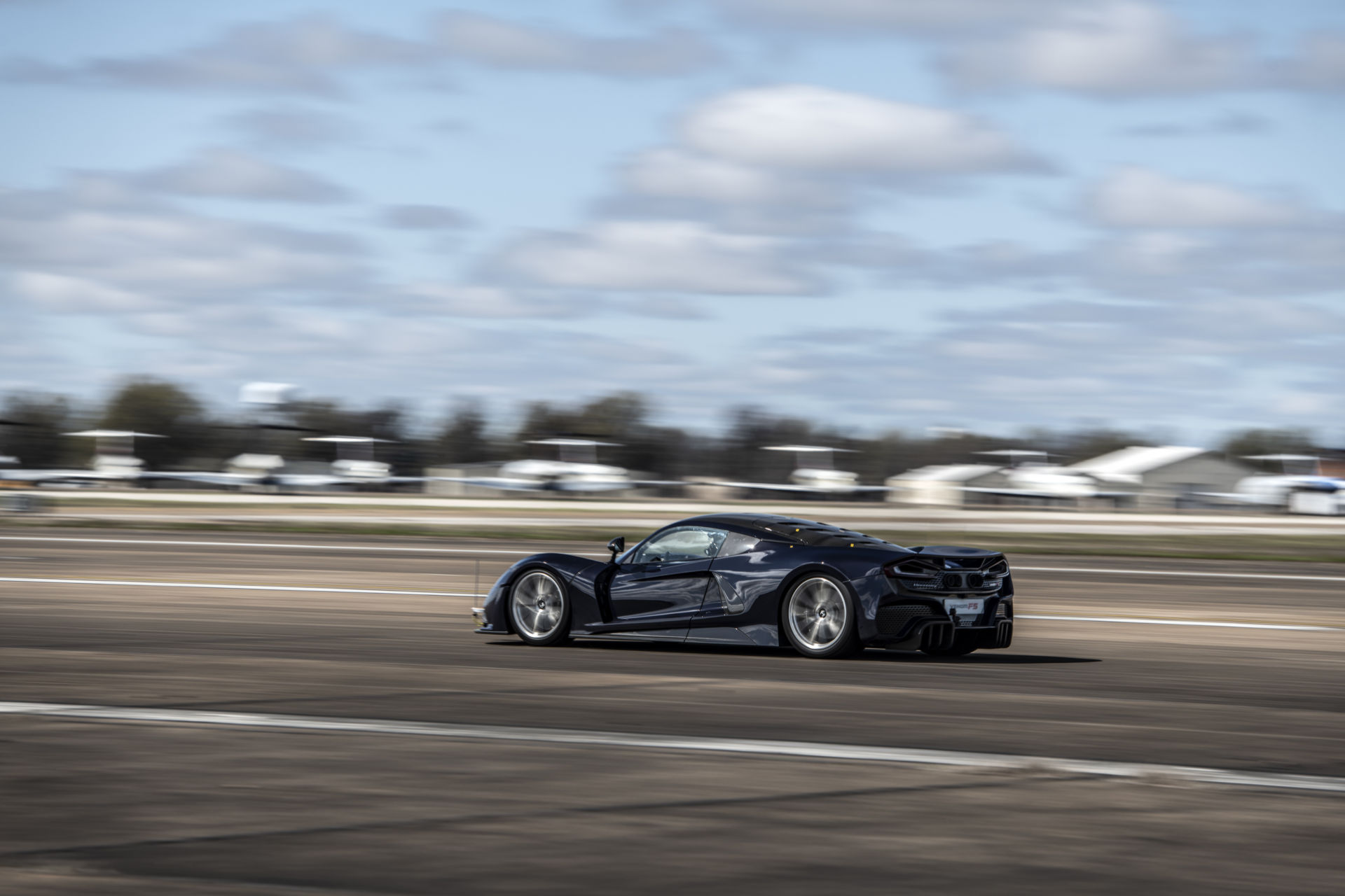 Hennessey Takes The Venom F5 To Over 200 MPH During Aerodynamic Testing