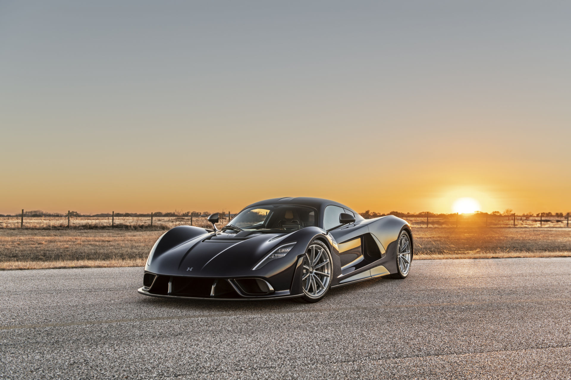 Hennessey Takes The Venom F5 To Over 200 MPH During Aerodynamic Testing