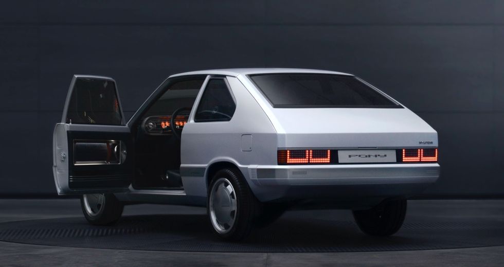 Hyundai Pony EV Is A One-Off Design Concept With Modern Tech