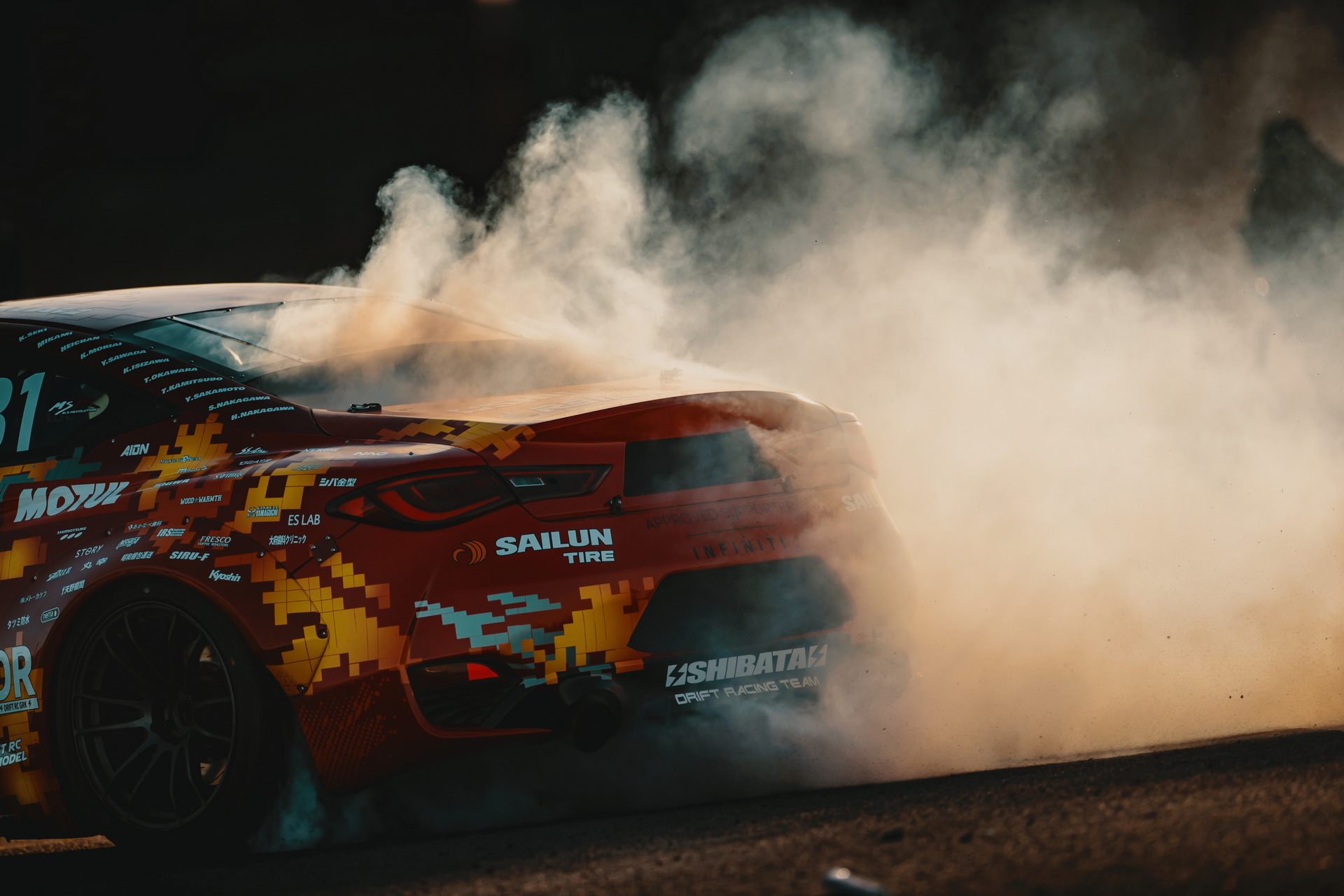 Envious Of America’s Infiniti Q60, Japanese Drifters Imported It For Competition And Gave It 1,000-HP