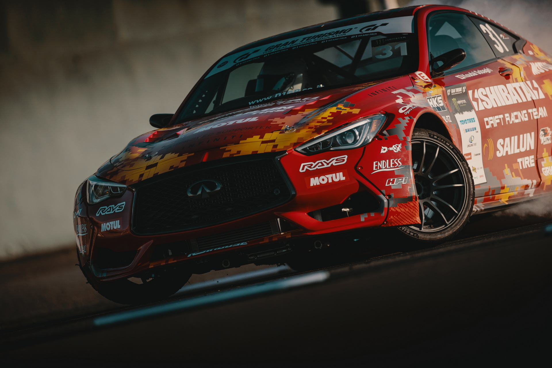 Envious Of America’s Infiniti Q60, Japanese Drifters Imported It For Competition And Gave It 1,000-HP