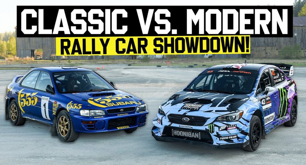  Ken Block Tests A 90s Impreza WRX STI Against His New Rally Subaru