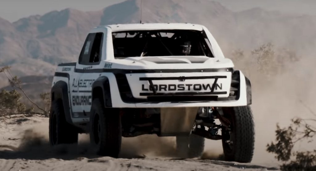  Lordstown Retires Endurance Electric Truck From Desert Race After Just 40 Miles