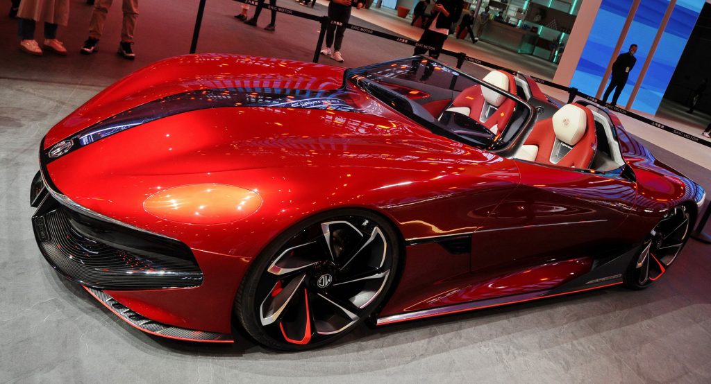  MG Cyberster Electric Roadster Concept Does 0-62 In 3 Sec, Has 500 Mile Range