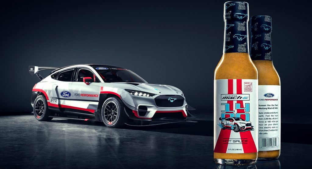  Ford Commissions Hot Sauce From Hot Ones To Bottle The Sensation Of The Mach-E 1400