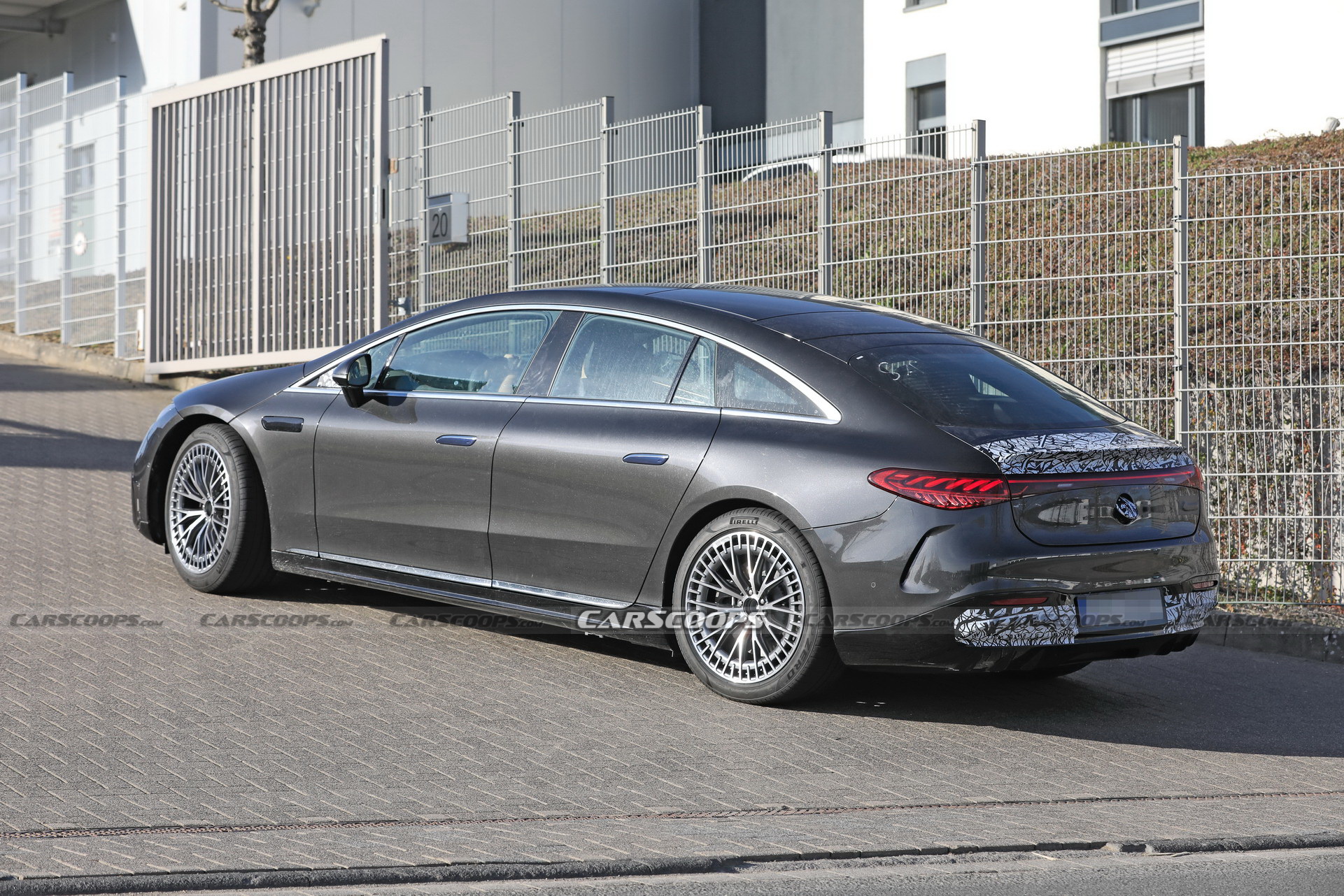 Hotter Mercedes-AMG EQS Electric Performance Sedan Spotted Out In The Open Again