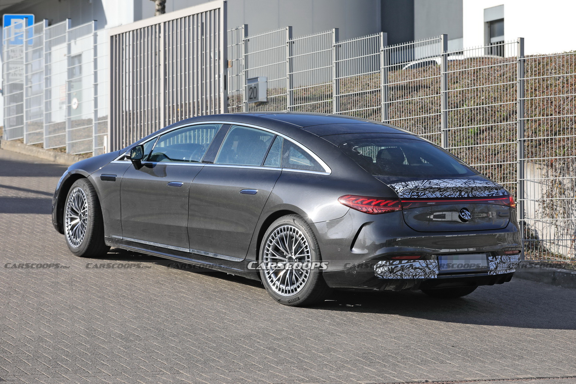 Hotter Mercedes-AMG EQS Electric Performance Sedan Spotted Out In The Open Again