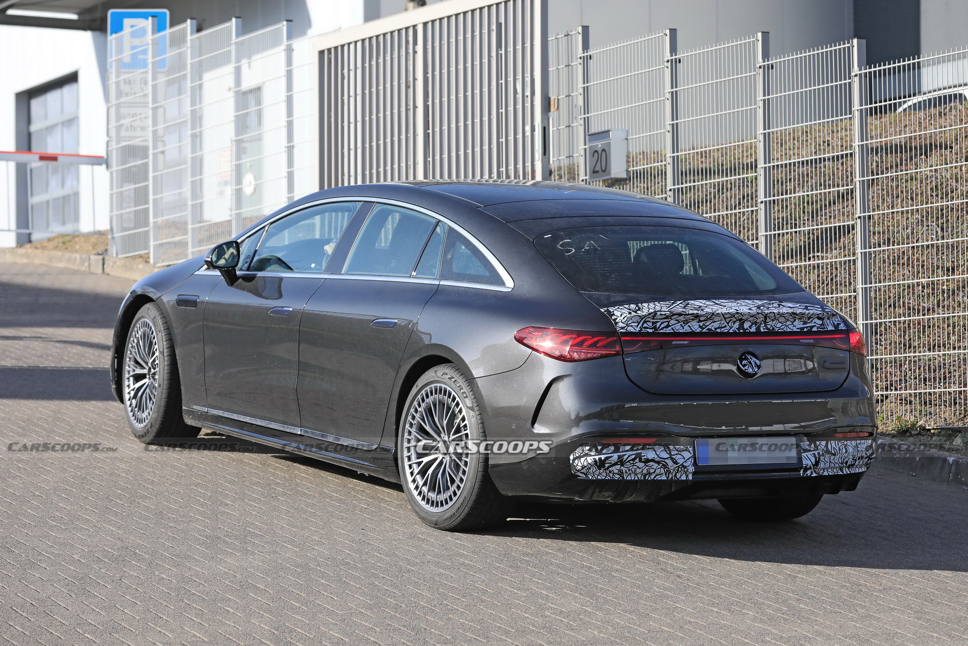 Hotter Mercedes-AMG EQS Electric Performance Sedan Spotted Out In The Open Again