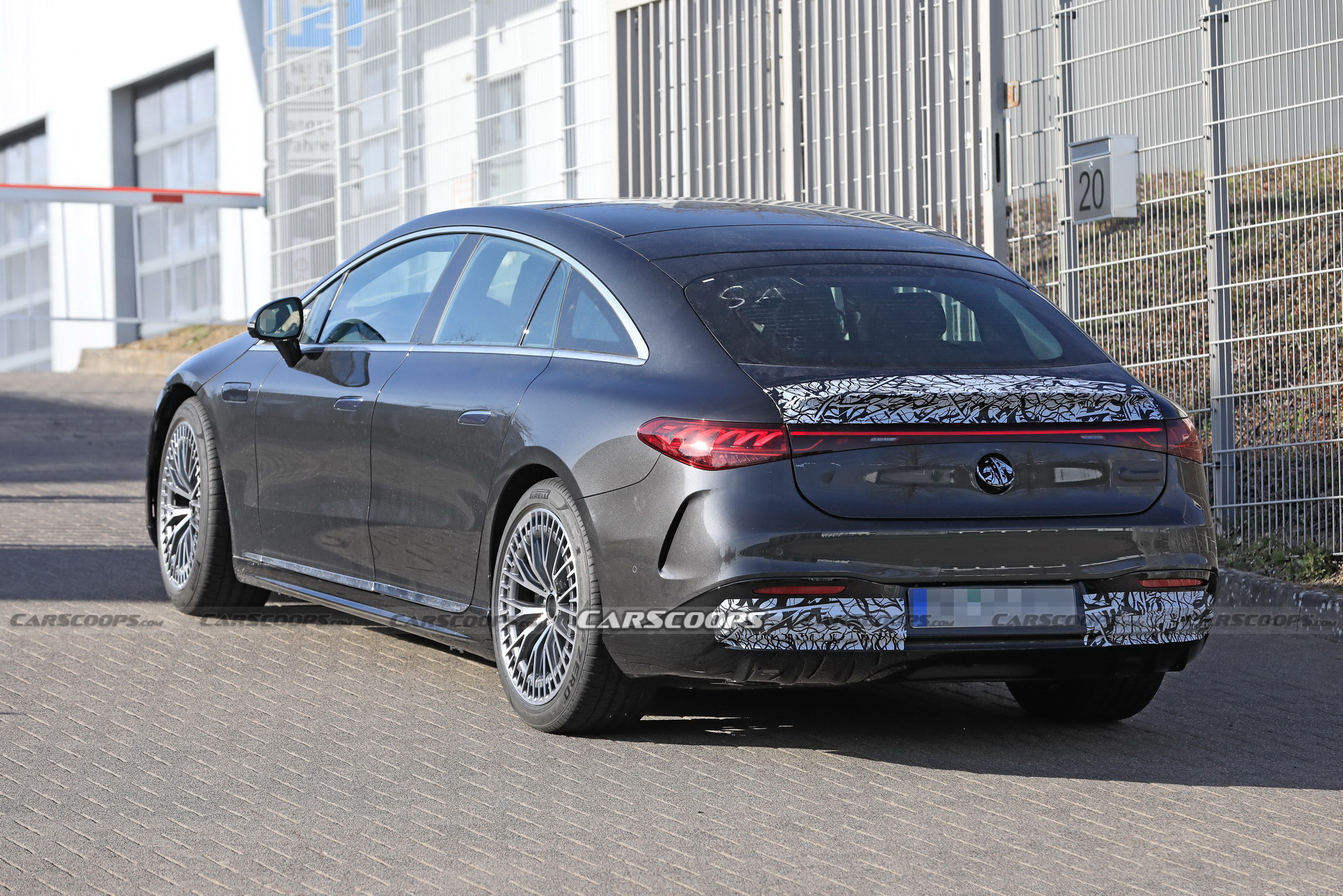 Hotter Mercedes-AMG EQS Electric Performance Sedan Spotted Out In The Open Again