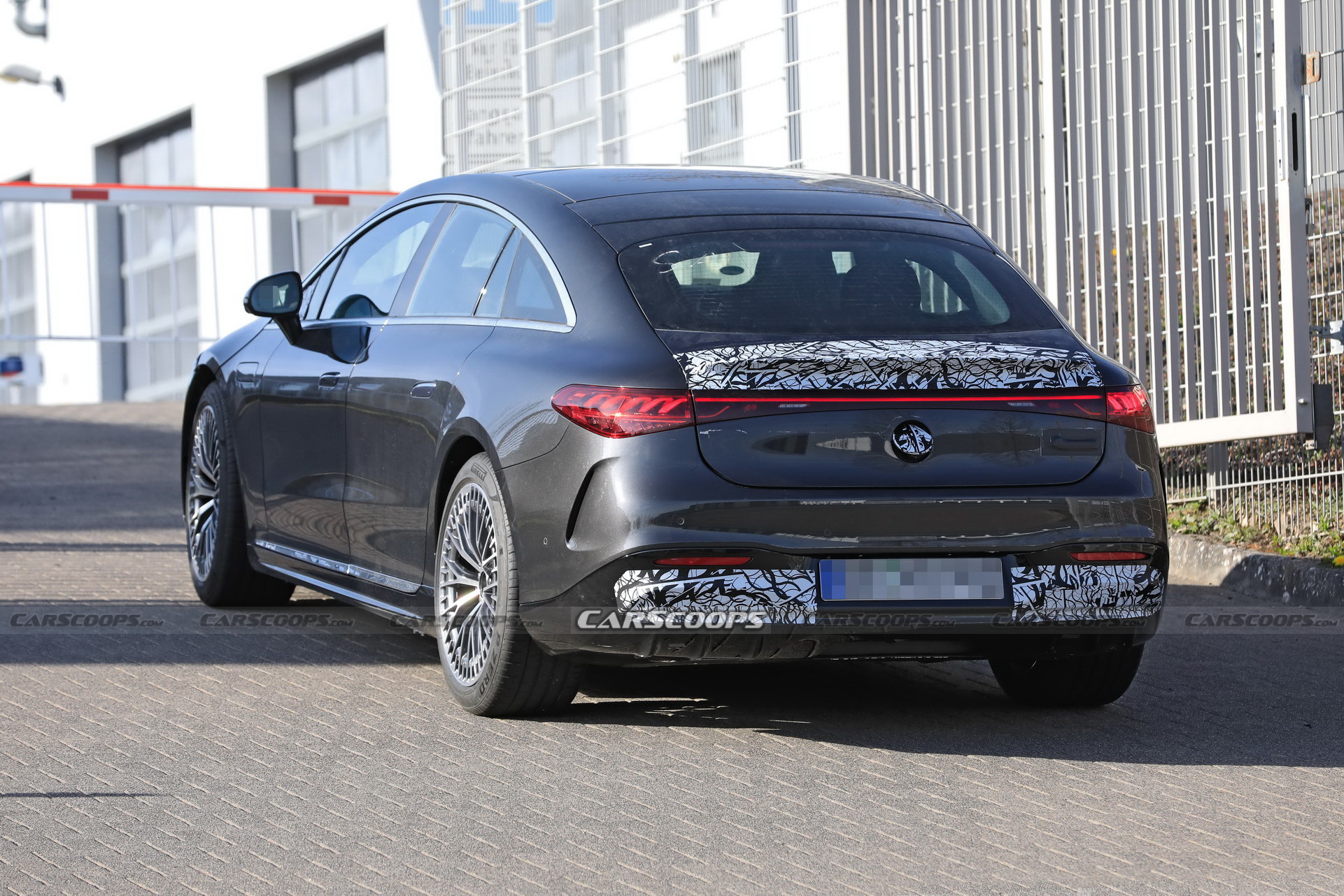 Hotter Mercedes-AMG EQS Electric Performance Sedan Spotted Out In The Open Again
