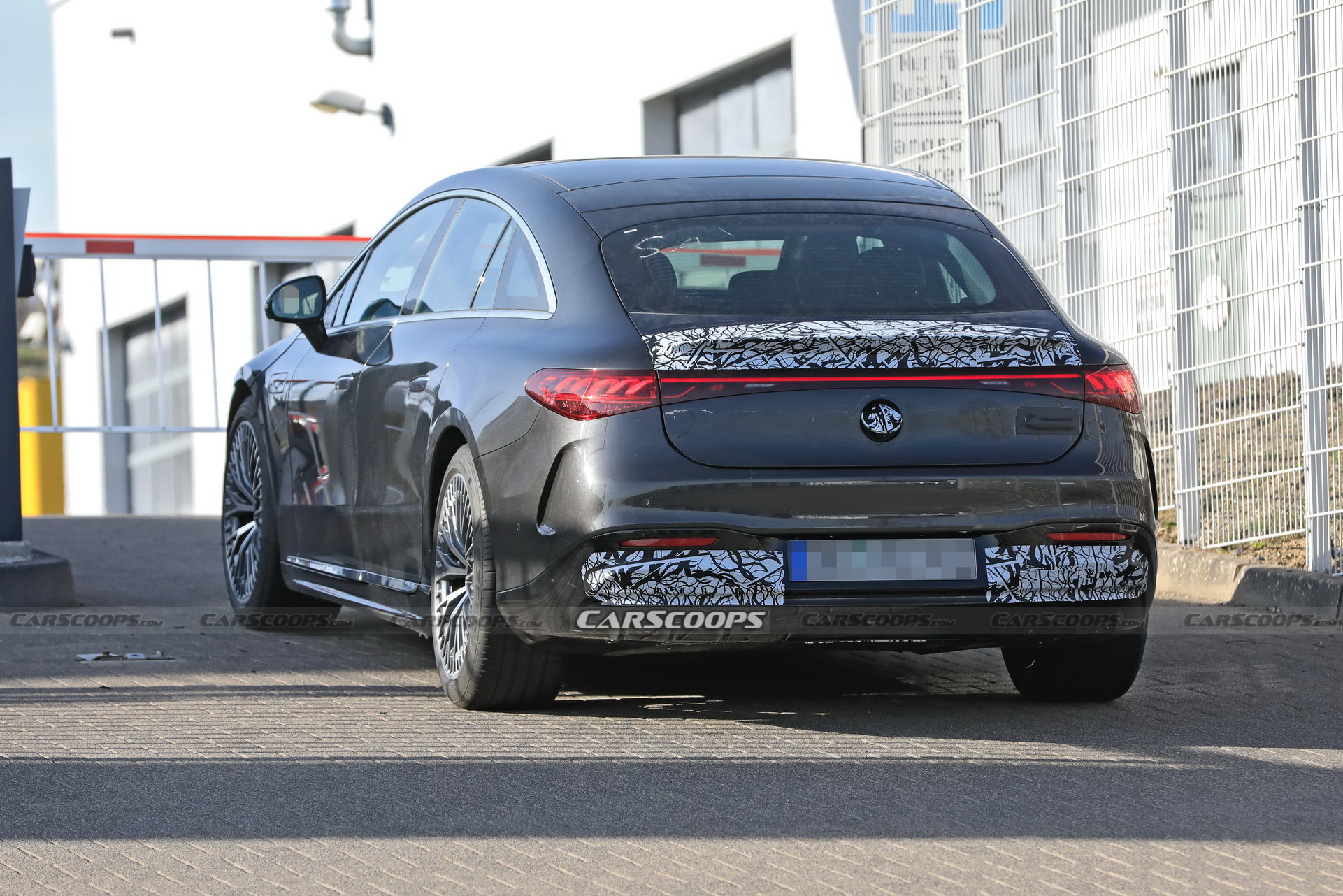 Hotter Mercedes-AMG EQS Electric Performance Sedan Spotted Out In The Open Again