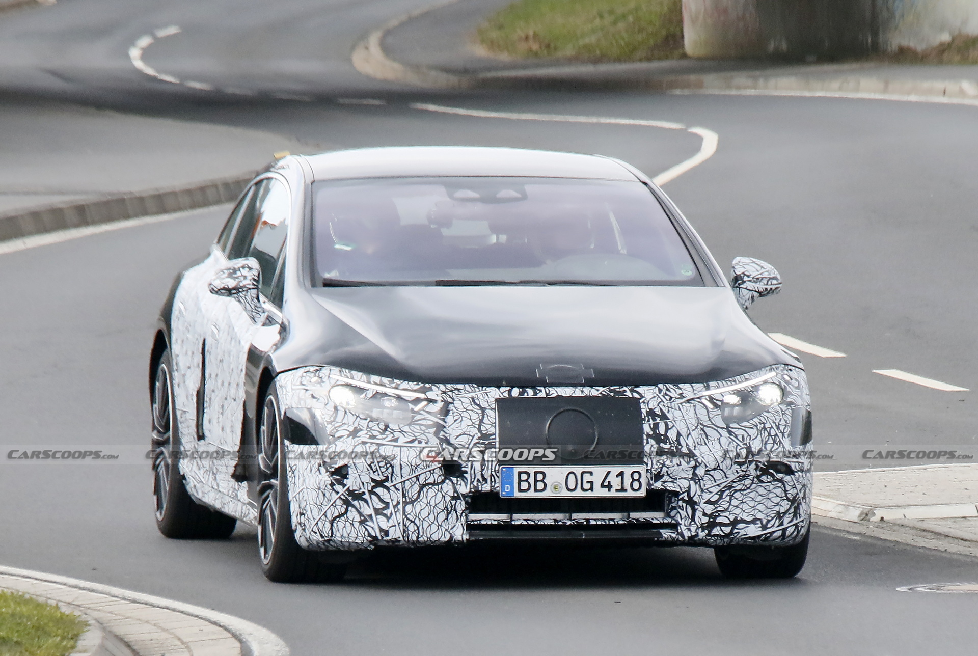 Hotter Mercedes-AMG EQS Electric Performance Sedan Spotted Out In The Open Again