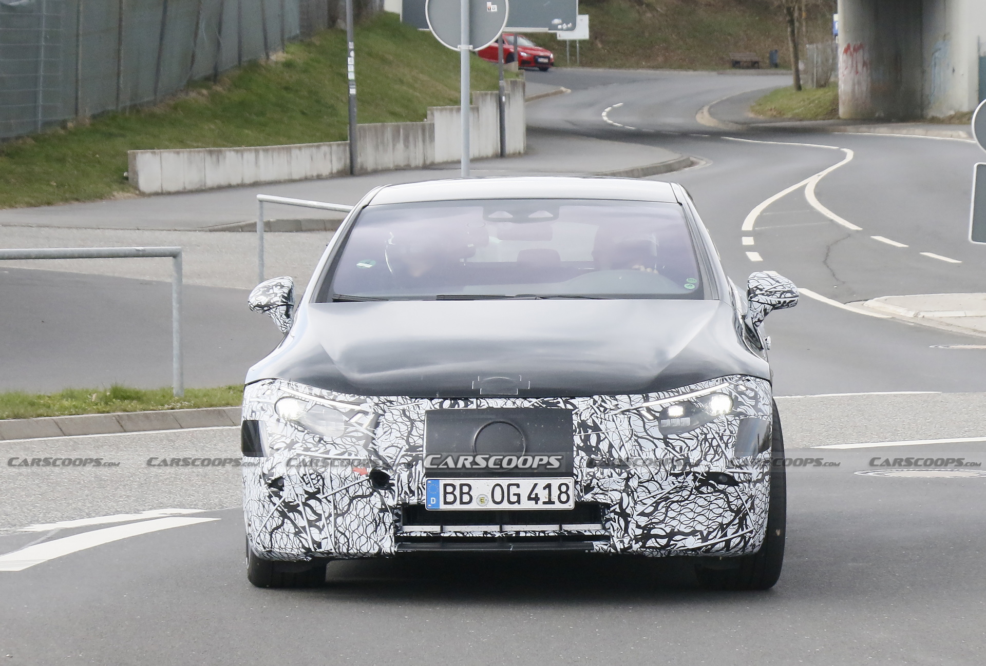 Hotter Mercedes-AMG EQS Electric Performance Sedan Spotted Out In The Open Again