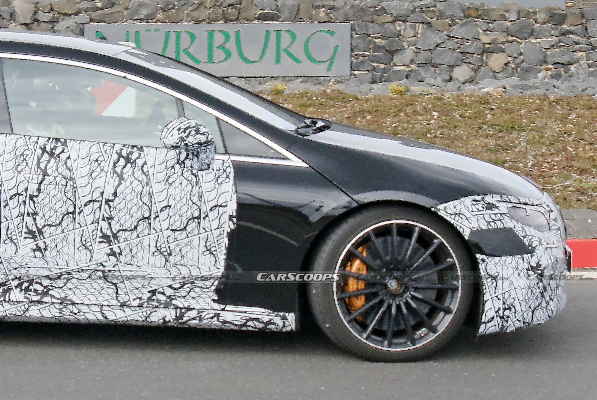 Hotter Mercedes-AMG EQS Electric Performance Sedan Spotted Out In The Open Again