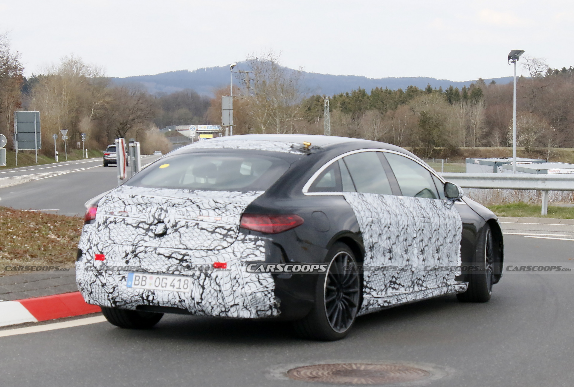 Hotter Mercedes-AMG EQS Electric Performance Sedan Spotted Out In The Open Again