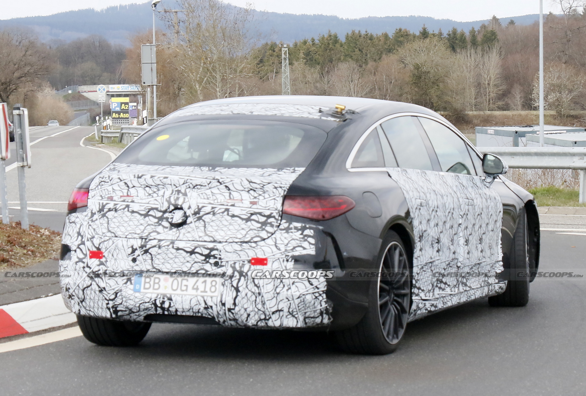 Hotter Mercedes-AMG EQS Electric Performance Sedan Spotted Out In The Open Again