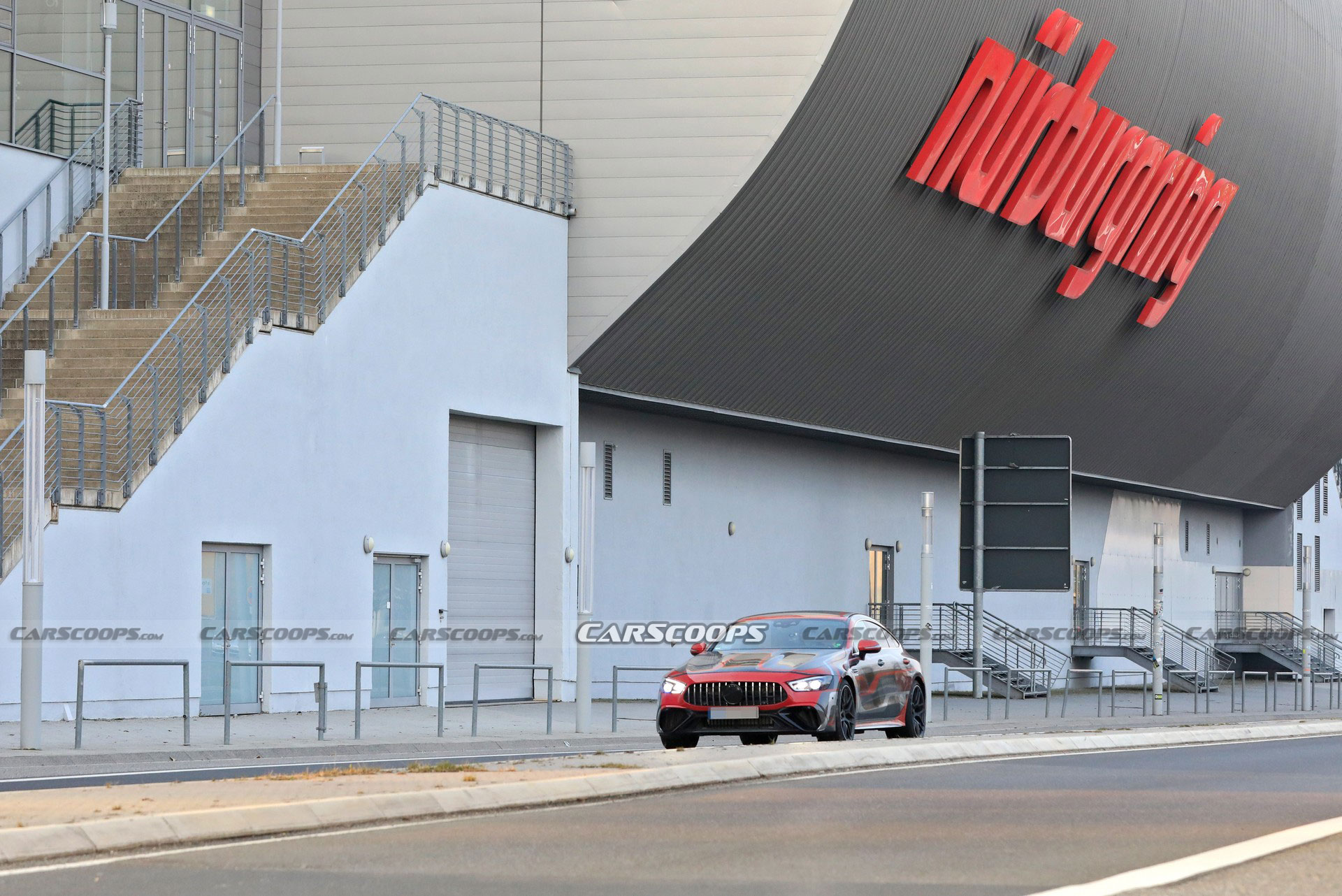 Mercedes-AMG GT 73 4-Door Spied Undisguised, Clearly Shows Off Its Charging Port