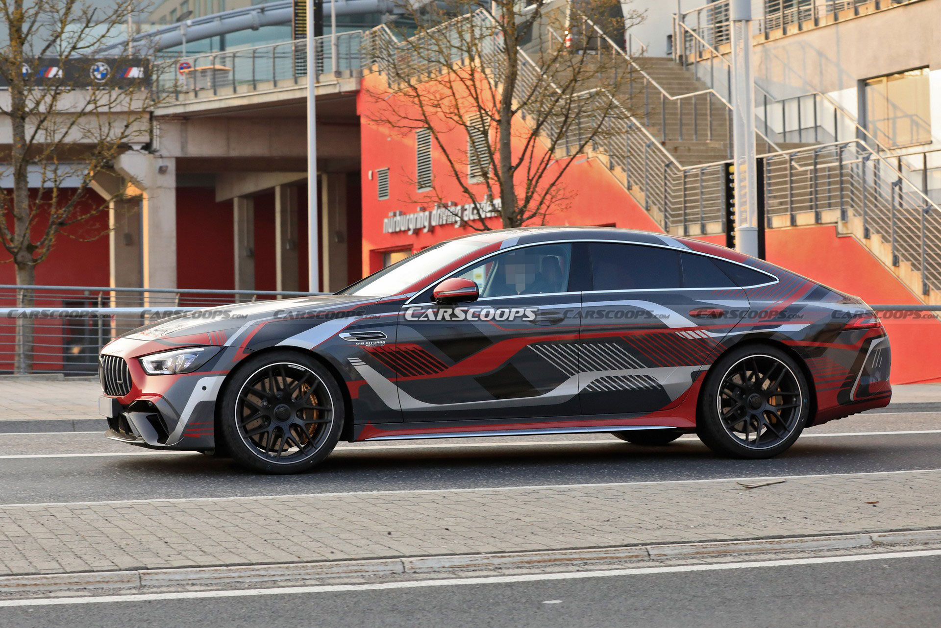 Mercedes-AMG GT 73 4-Door Spied Undisguised, Clearly Shows Off Its Charging Port
