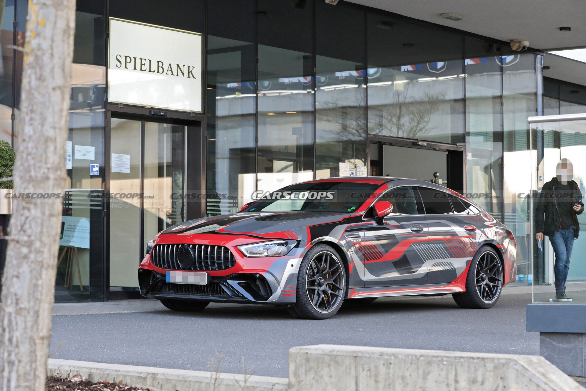 Mercedes-AMG GT 73 4-Door Spied Undisguised, Clearly Shows Off Its Charging Port