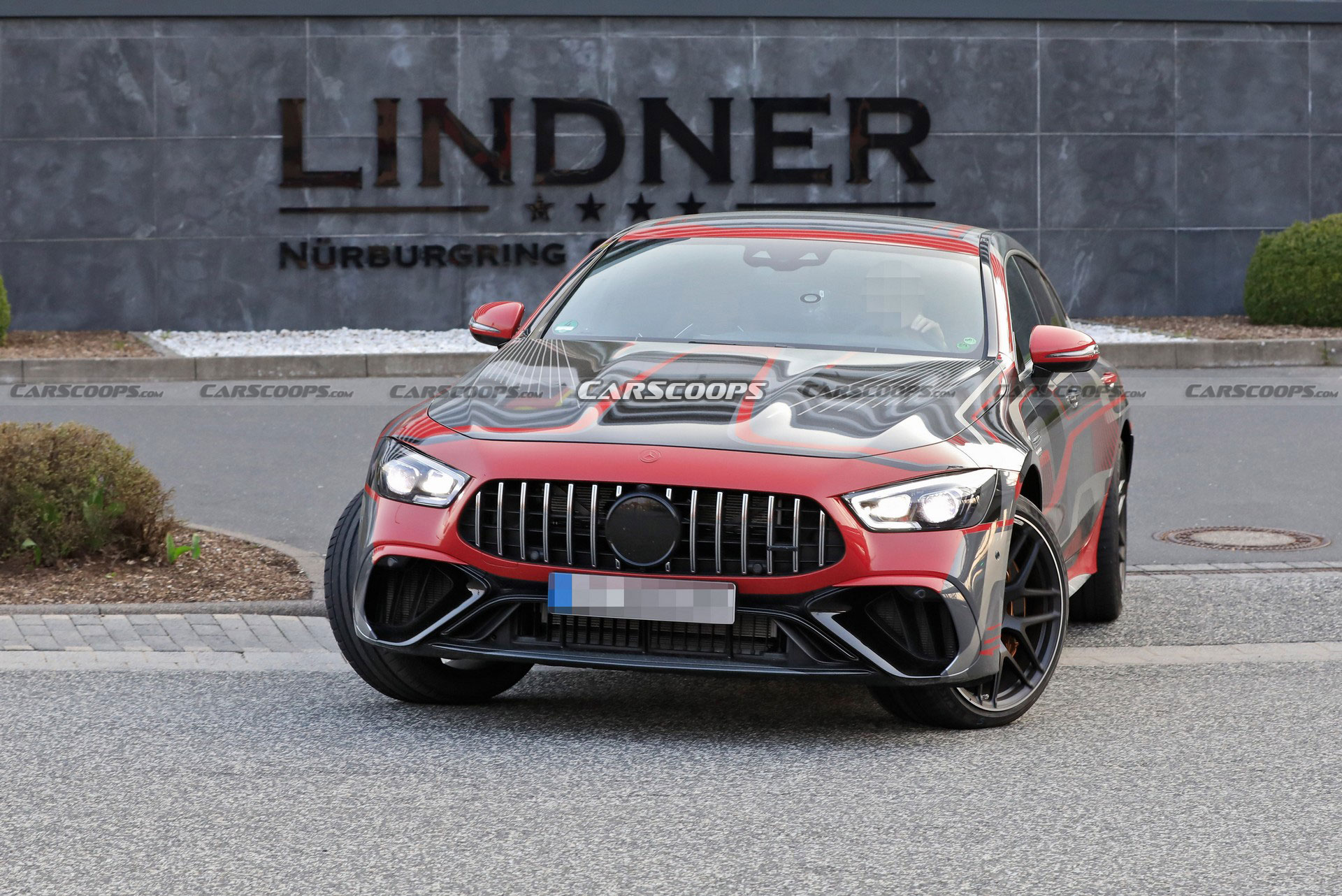 Mercedes-AMG GT 73 4-Door Spied Undisguised, Clearly Shows Off Its Charging Port