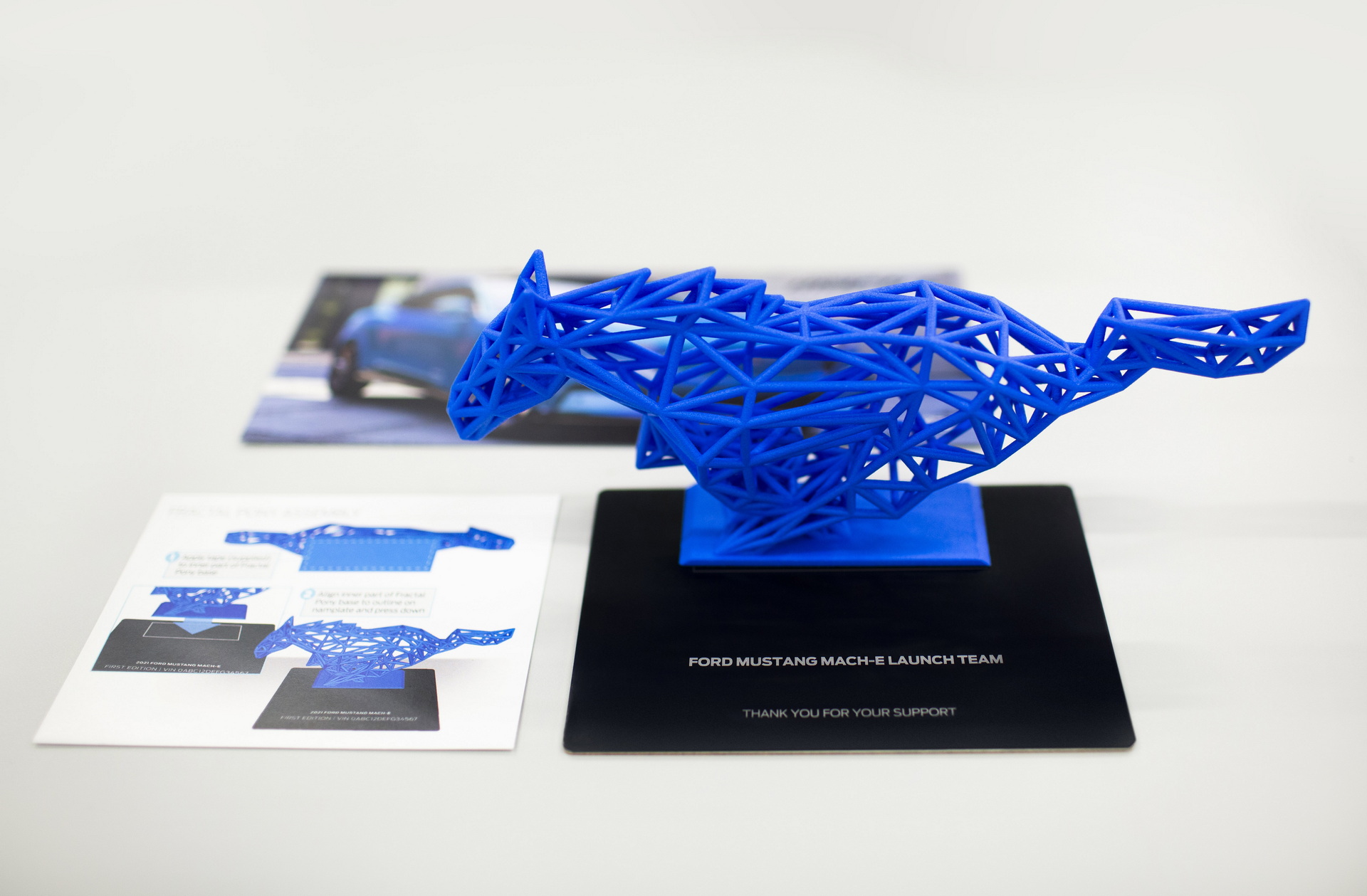 Ford Is Gifting A 3D Printed Pony Sculpture To All Mustang Mach-E First Edition Buyers