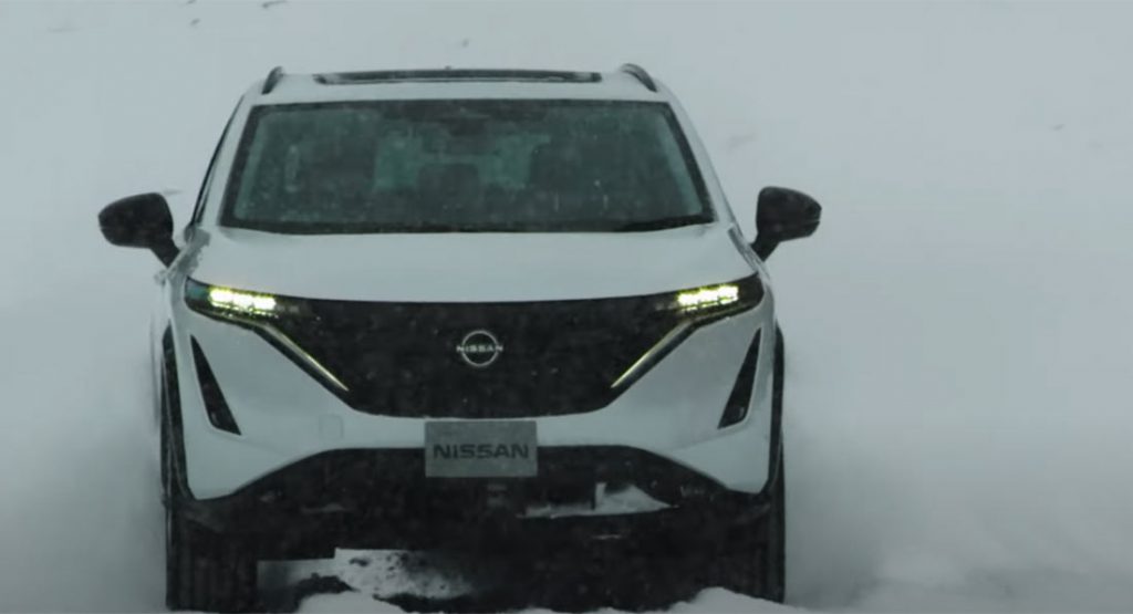  Nissan Ariya Electric SUV Gets Put Through Its Paces At Japanese Proving Grounds