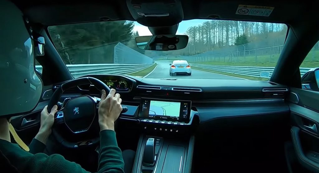 Watch A Peugeot 508 PSE Keep Pace With A BMW M2 At The ‘Ring