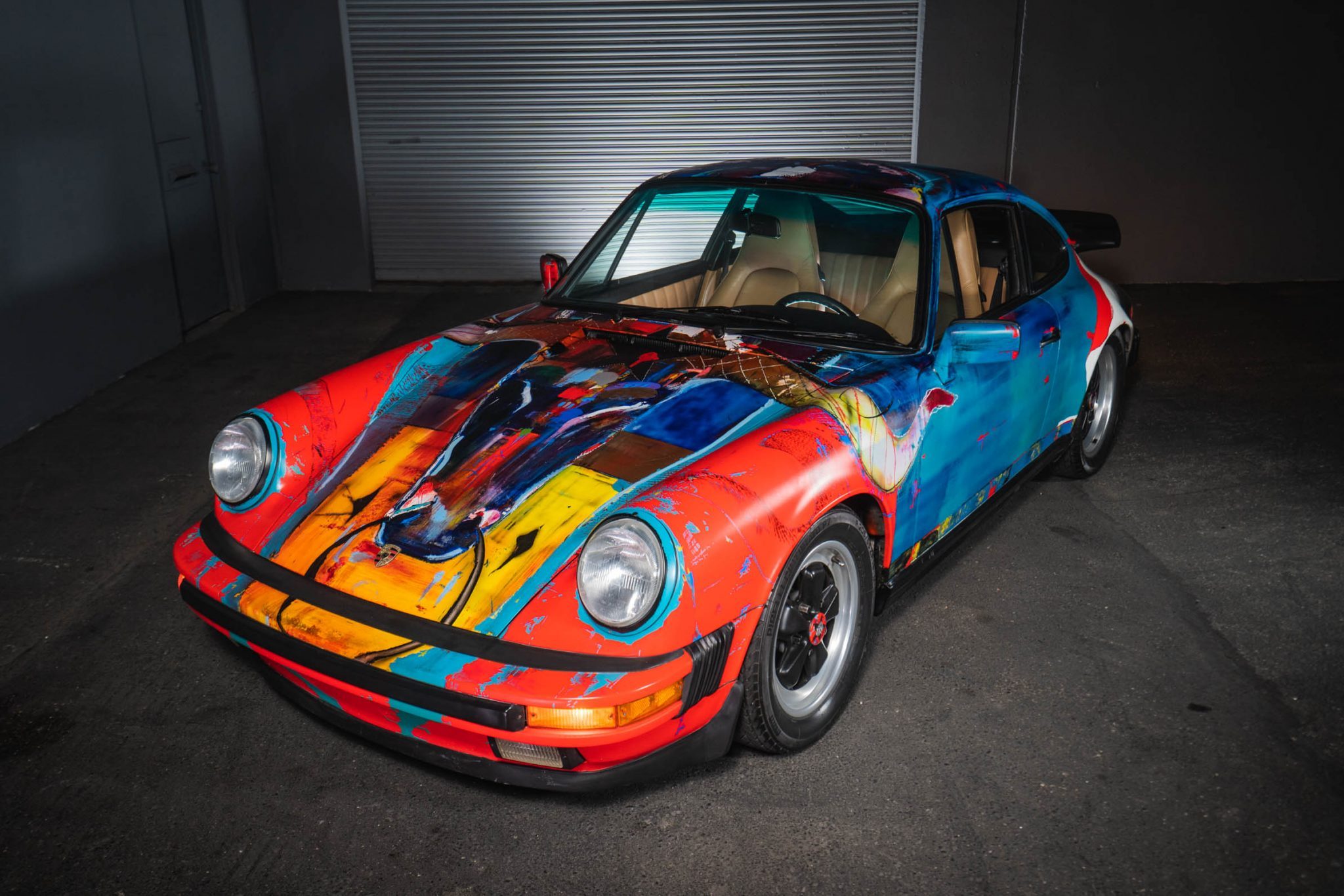 Some See Art, Others See Crime In This 1989 Porsche 911 Carrera Art Car