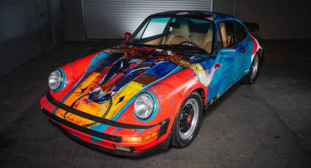  Some See Art, Others See Crime In This 1989 Porsche 911 Carrera Art Car
