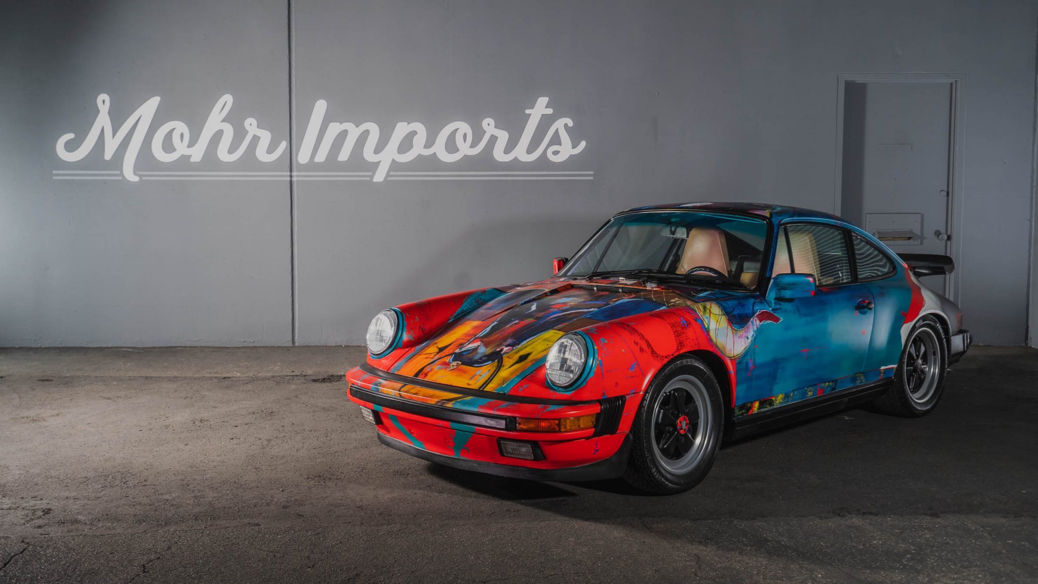 Some See Art, Others See Crime In This 1989 Porsche 911 Carrera Art Car