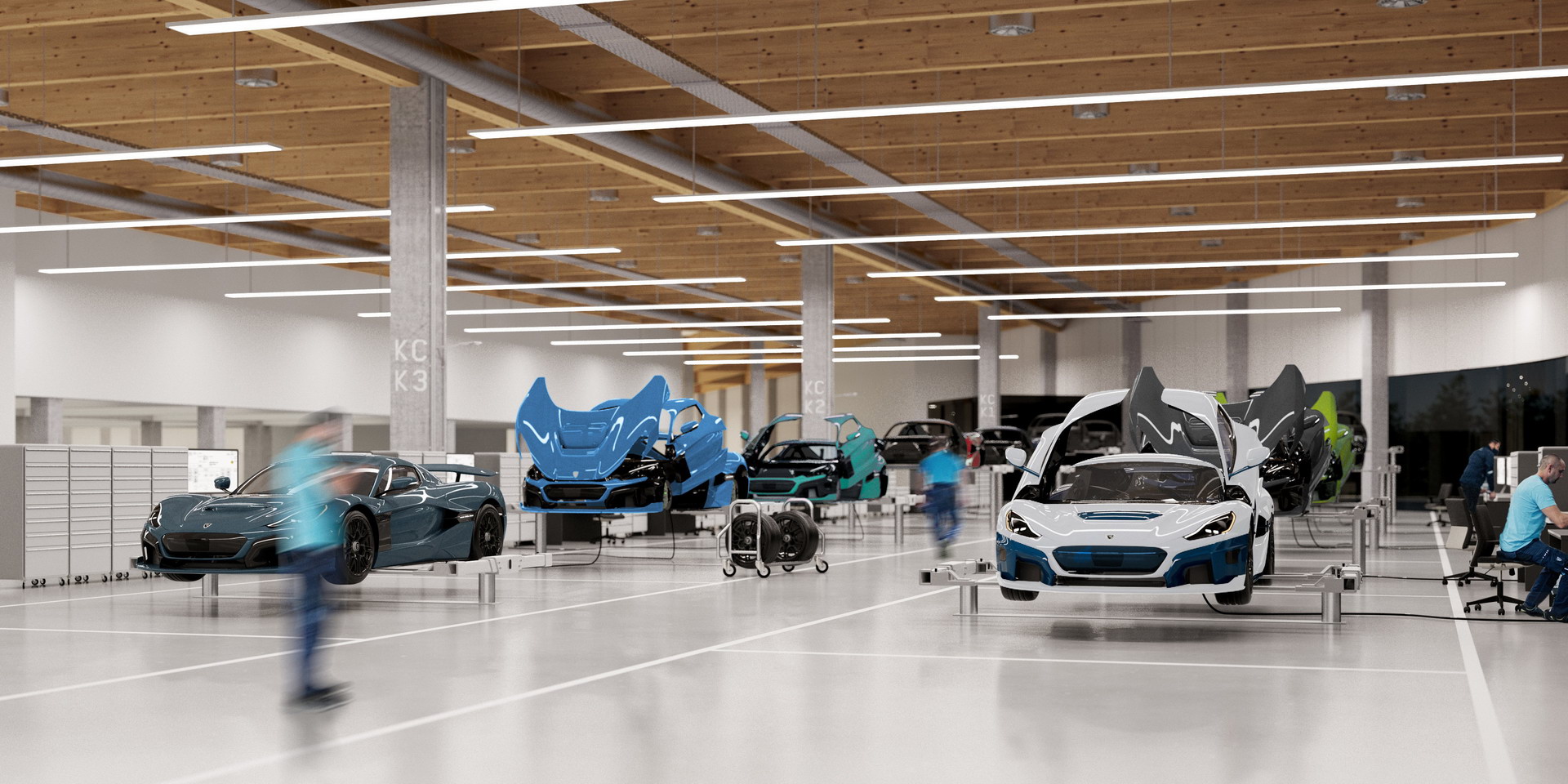 Rimac’s New Production Campus Has A Race Track With A Mandatory Drift Corner