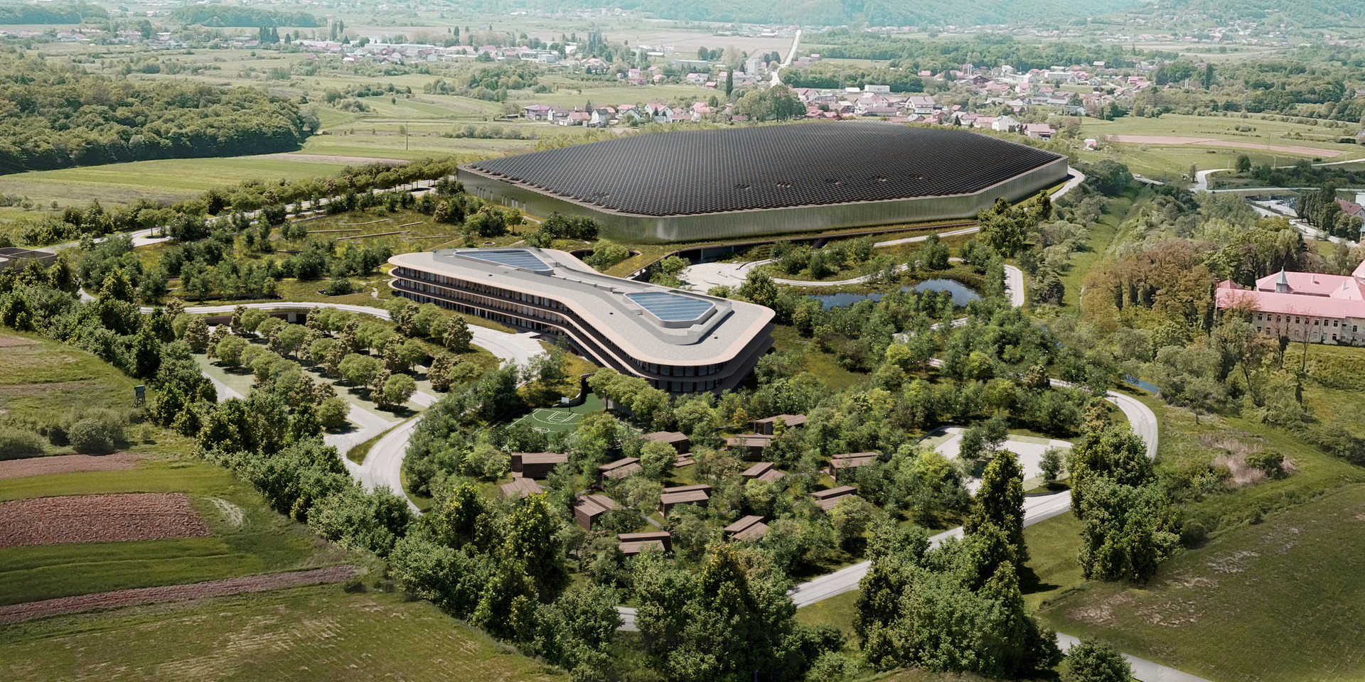 Rimac’s New Production Campus Has A Race Track With A Mandatory Drift Corner