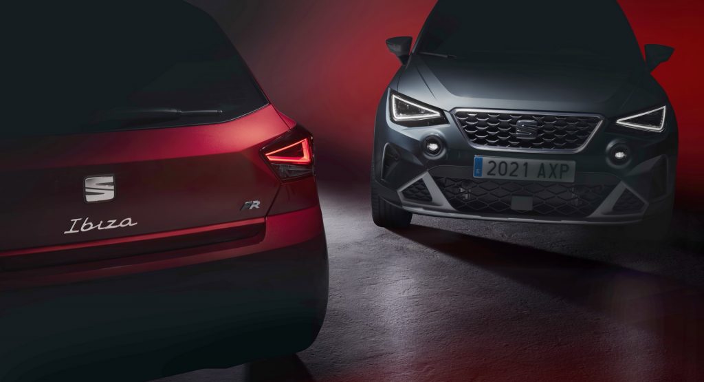  Facelifted SEAT Ibiza And Arona Teased Ahead Of April 15 Debut