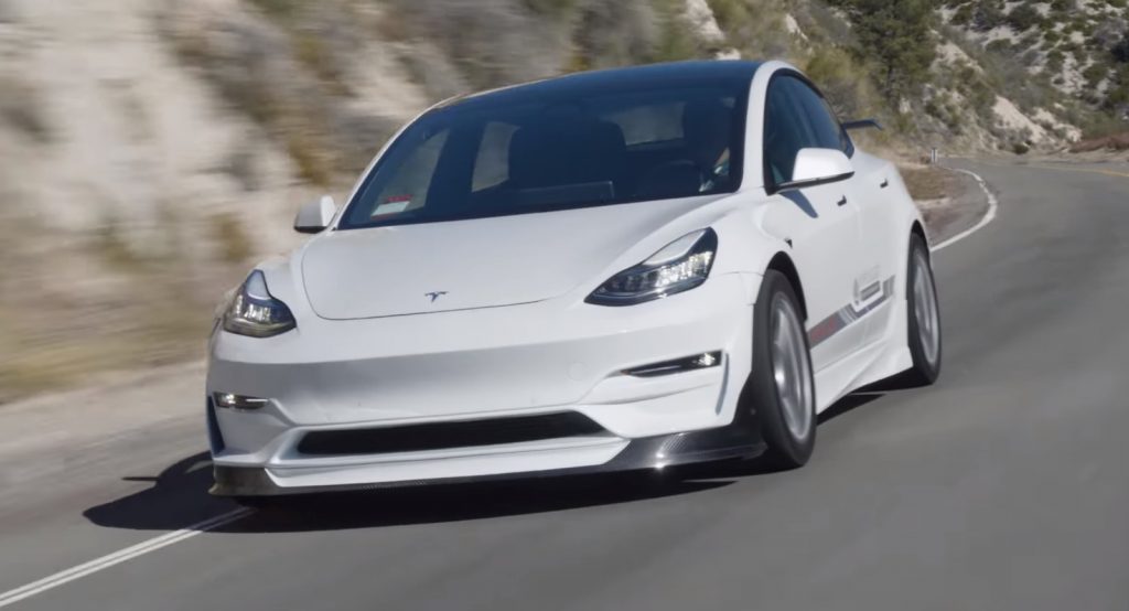  Can You Turn A Tesla Model 3 Into A 911 GT3 RS-Beating Track Missile?