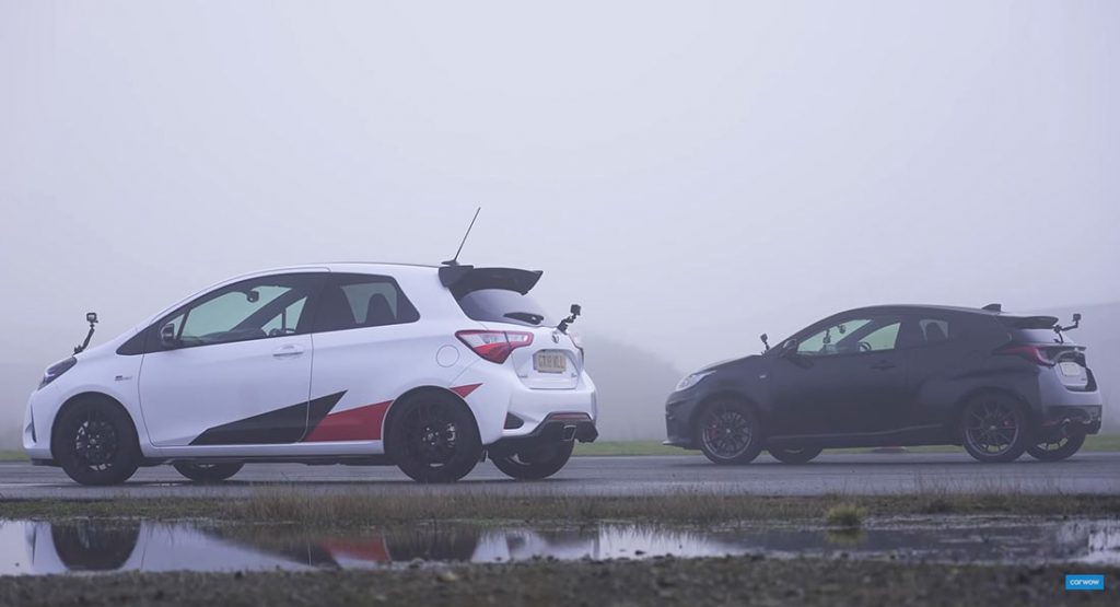Surely The Toyota Yaris Grmn Can T Keep Up With The New Gr Yaris Carscoops