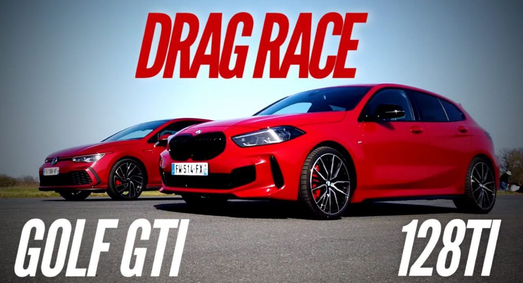  BMW 128ti Drag Races VW Golf GTI, Think You Can Spot The Winner?