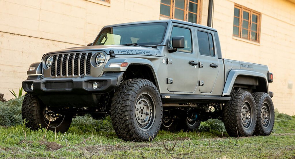 Can’t Afford A Mercedes G-Class 6×6? How About A Six-Wheel Drive Jeep Gladiator Instead?