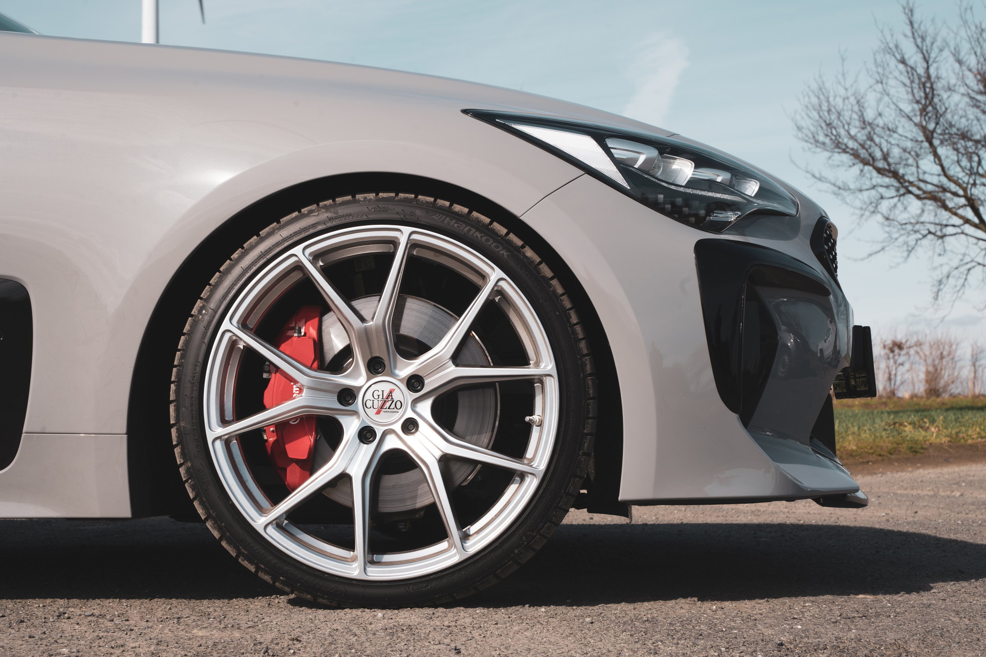 Kia Stinger Gets Big Rims And Aftermarket Body Add-Ons, Do You Dig Its Looks?