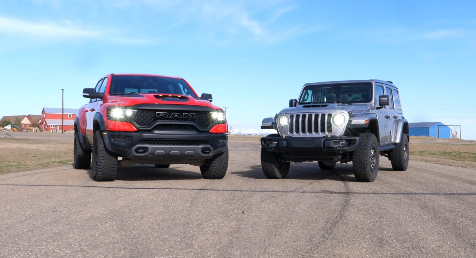 Ram 1500 TRX And Jeep Wrangler Rubicon 392 Hit The Drag Strip, Care To  Place A Little Bet? | Carscoops