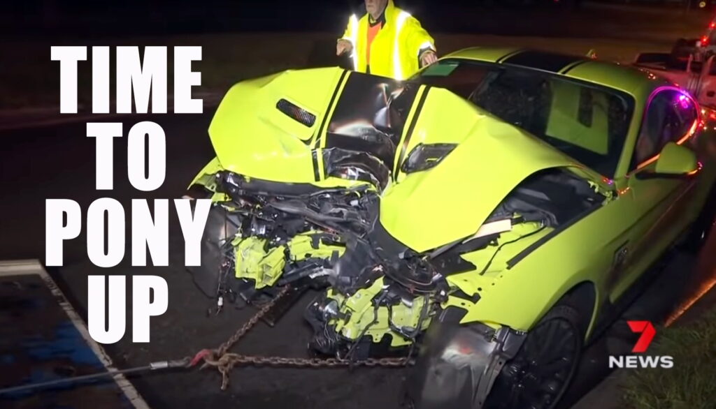  20-Year Old Destroys Dad’s Week-Old Ford Mustang R-Spec