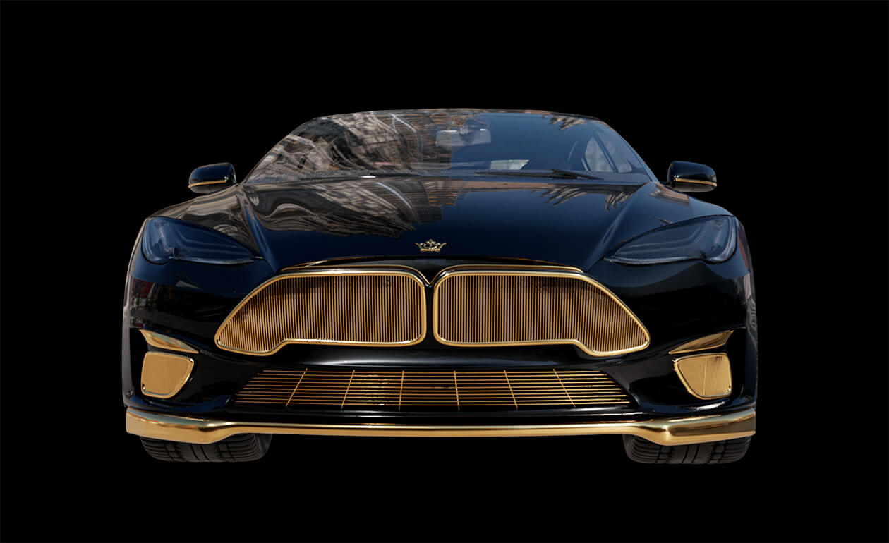 After iPhones, Caviar Is Now Modifying Cars Too; Meet The 24k Gold Tesla Model S ‘999’