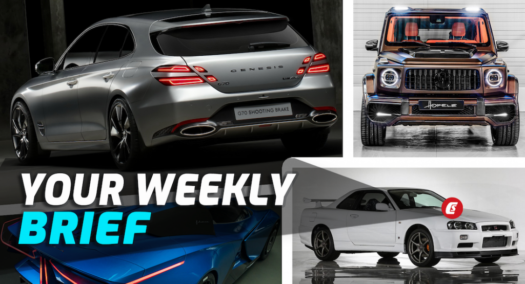 Genesis G70 Shooting Brake, Subaru’s First EV, Mercedes EQT, Photorealistic GTA V, Ferrari Pista Wrecked: Your Weekly Brief